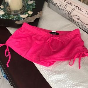 Hot pink booty shorts